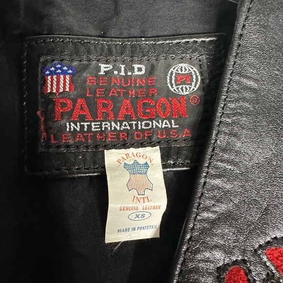 P I D Genuine Leather Paragon International Leather USA ladies vest - Picture 2 of 3